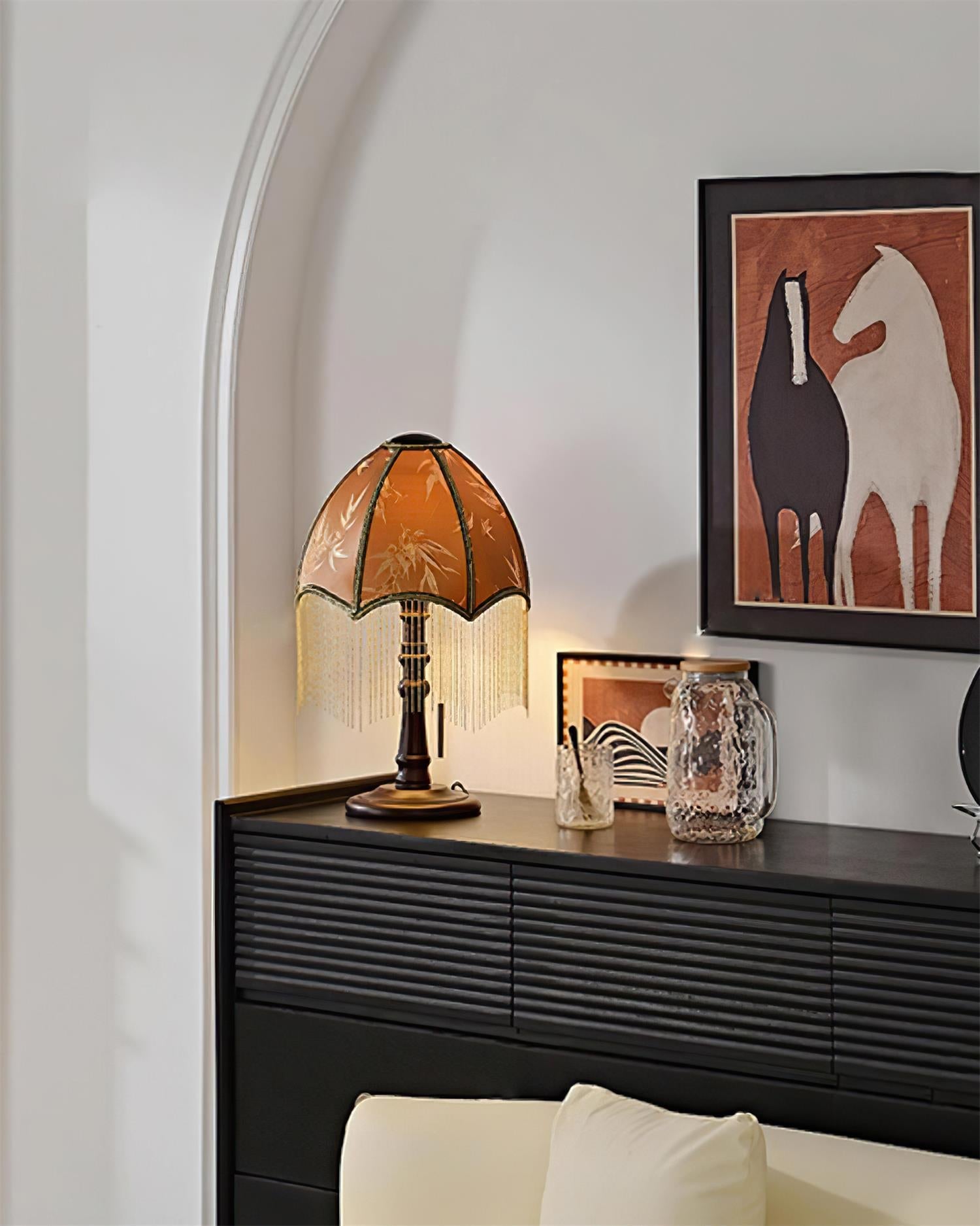 Tassel Bead Table Lamp - Loonglight