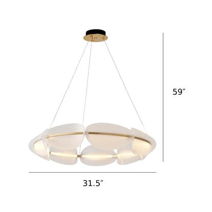 Tavira Modern Petal Chandelier