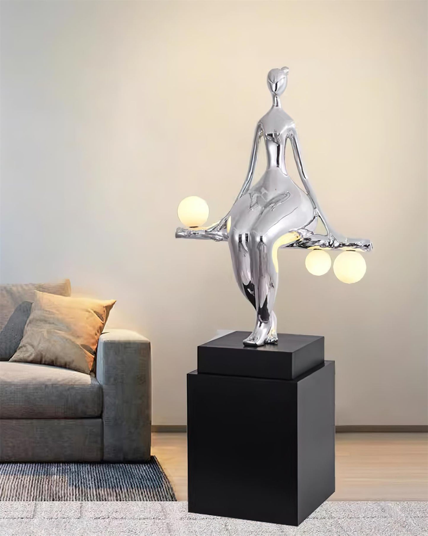 Tennie Sculpture Floor Lamp - Loonglight