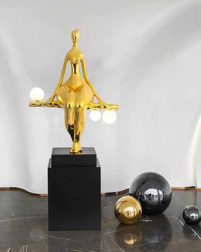 Tennie Sculpture Floor Lamp - Loonglight