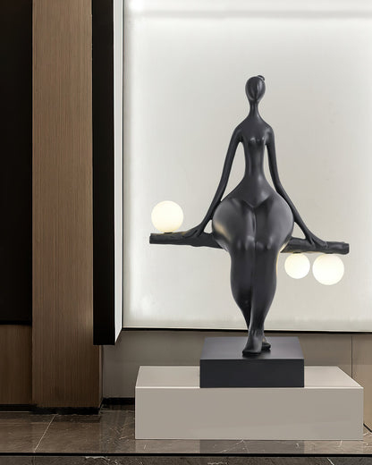 Tennie Sculpture Floor Lamp - Loonglight