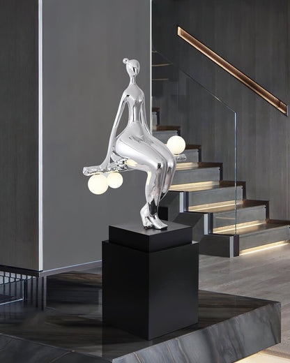 Tennie Sculpture Floor Lamp - Loonglight