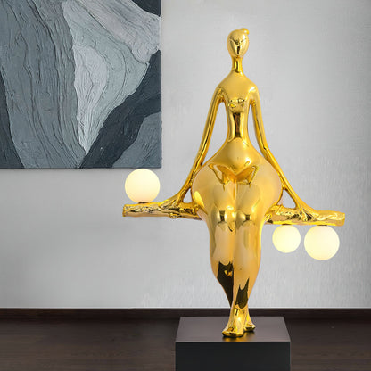 Tennie Sculpture Floor Lamp - Loonglight