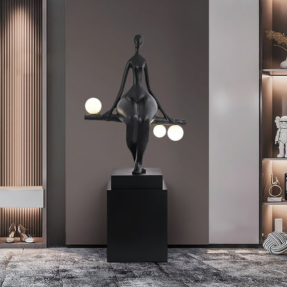 Tennie Sculpture Floor Lamp - Loonglight