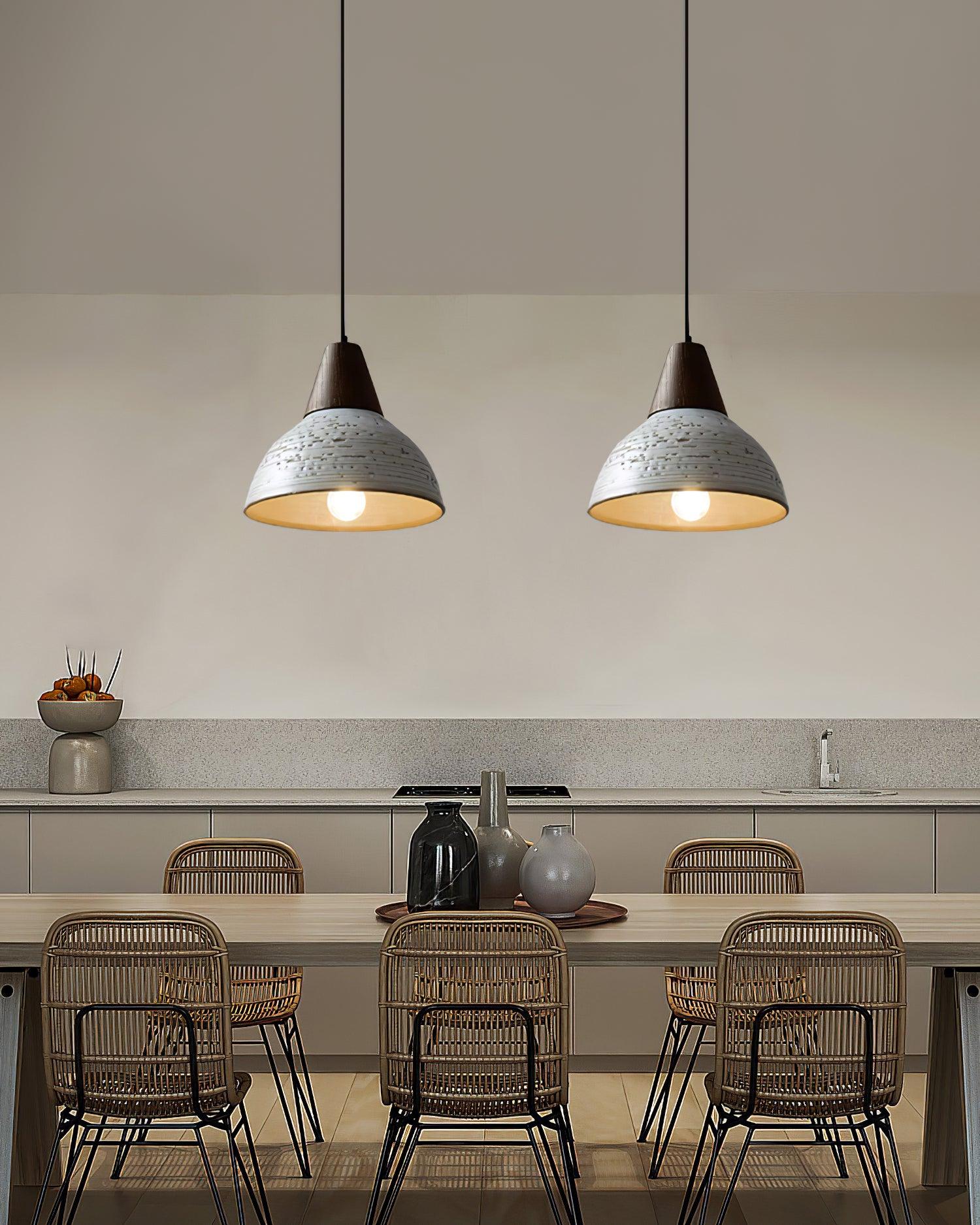 Tera Ceramic Pendant Light - Loonglight