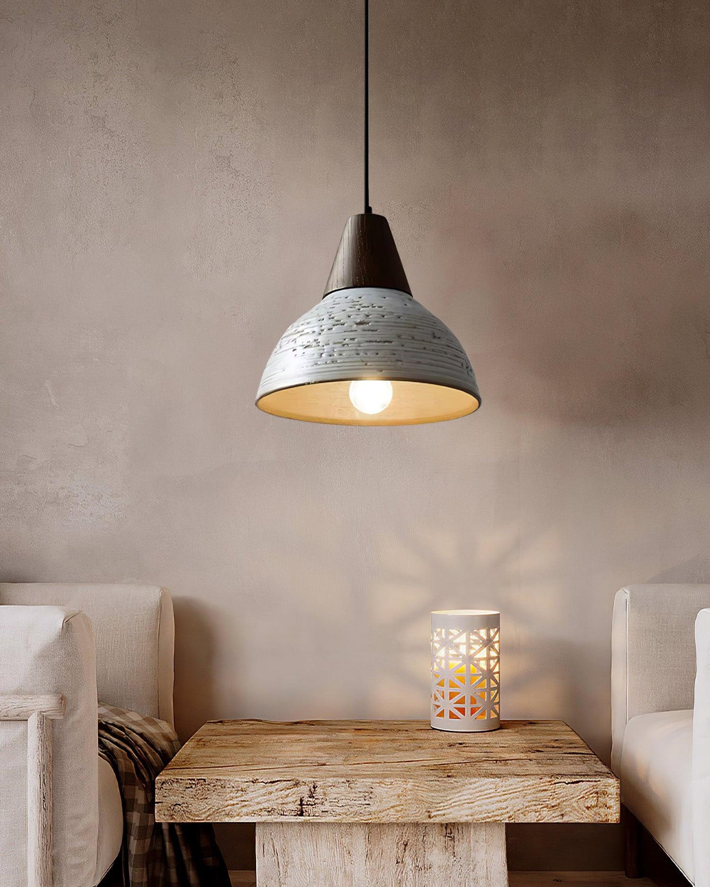 Tera Ceramic Pendant Light - Loonglight