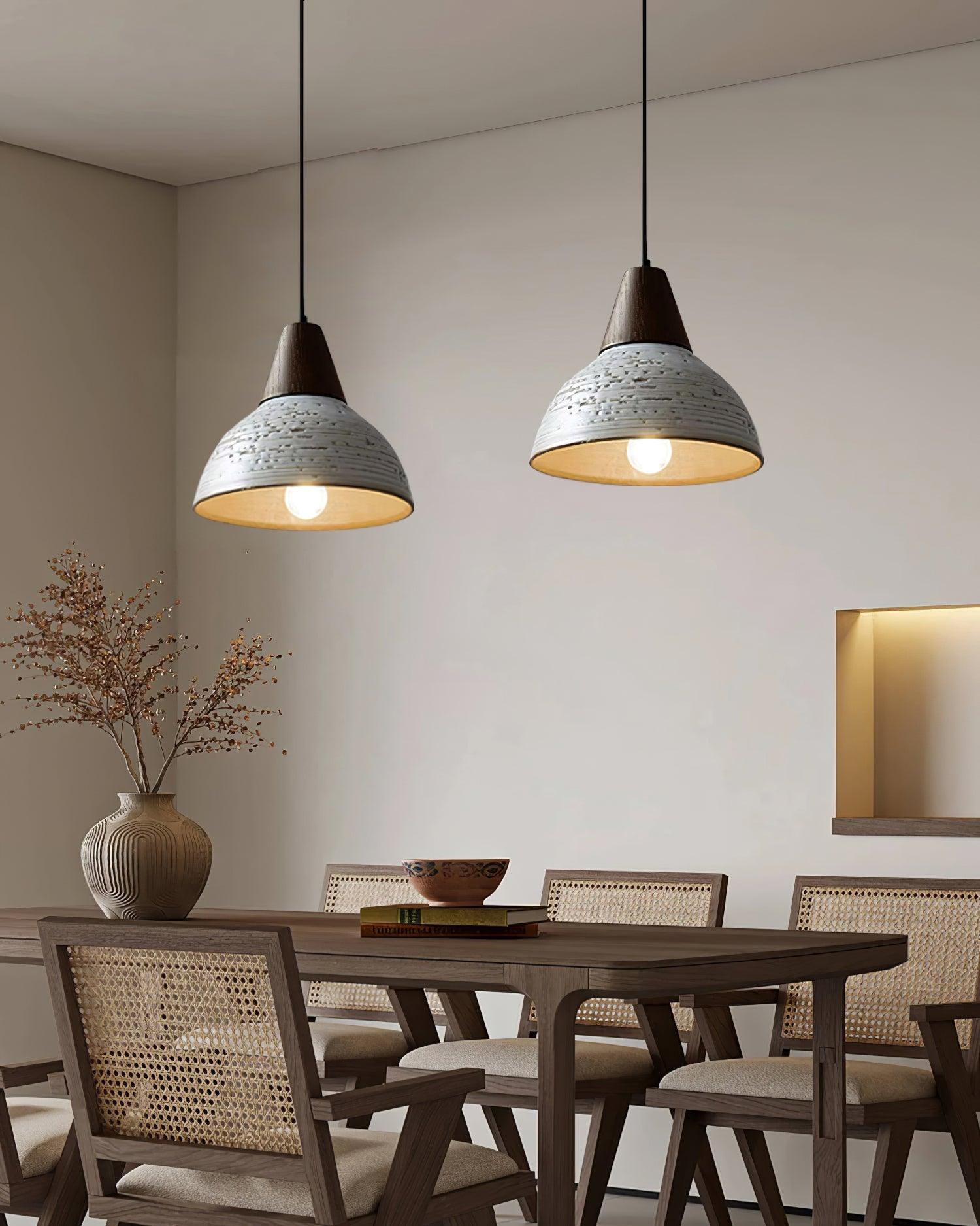 Tera Ceramic Pendant Light - Loonglight