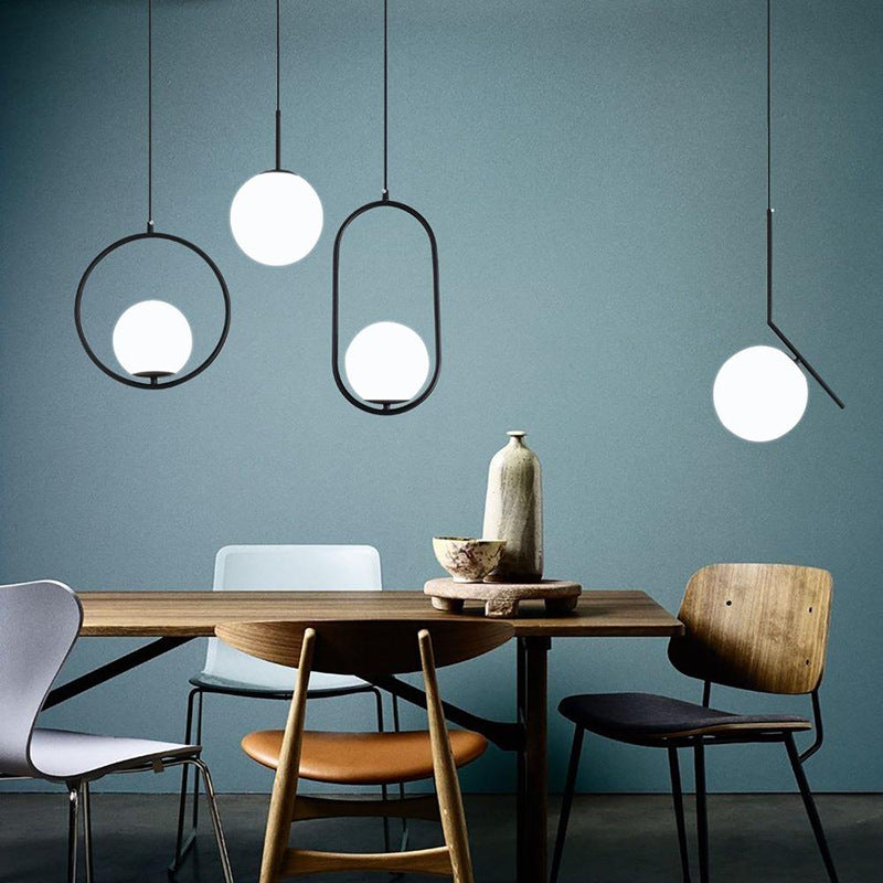 Modern Sphere Glass Chandelier - Loonglight