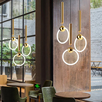Modern Ring LED Pendant Light - Loonglight