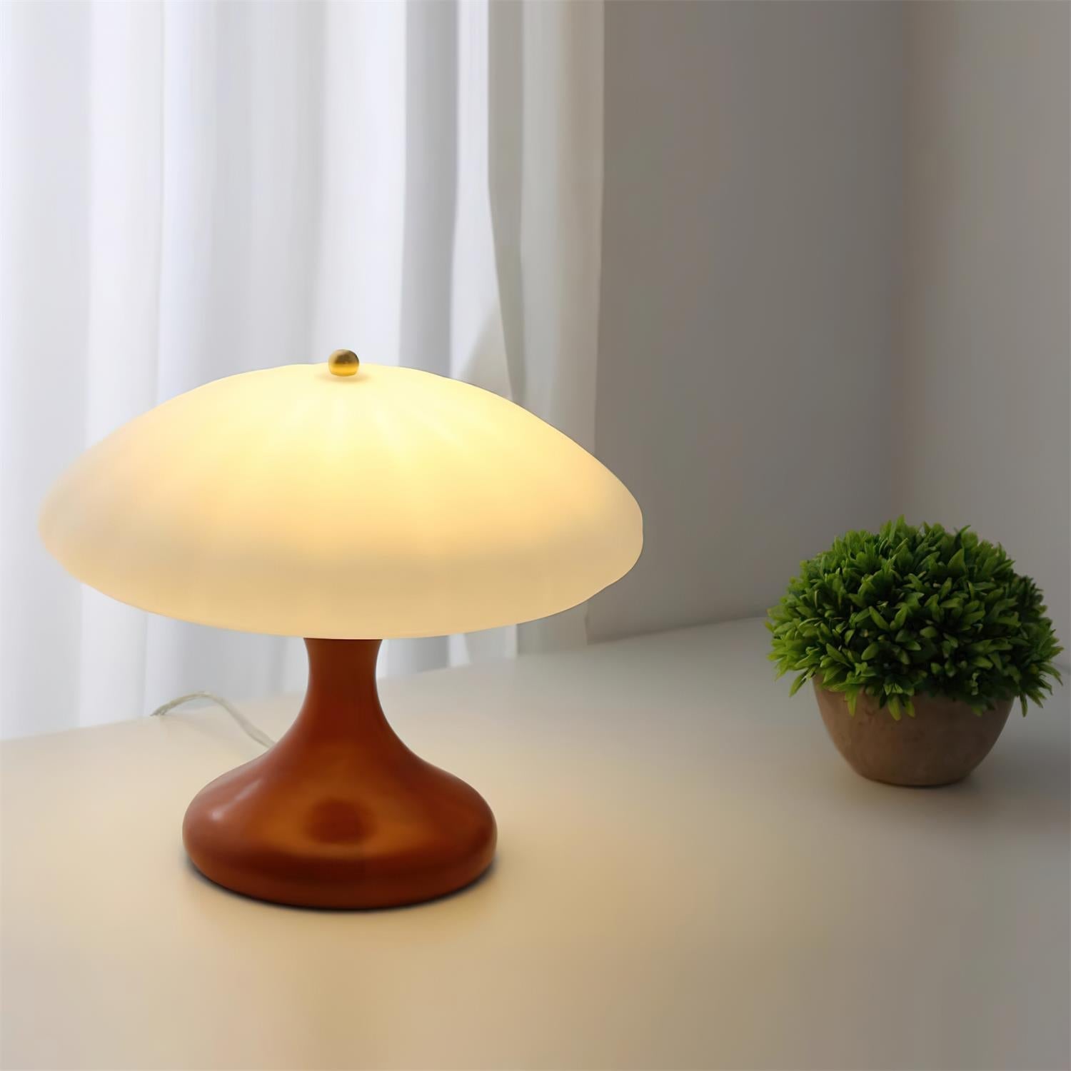 Thella Mushroom Table Lamp - Loonglight
