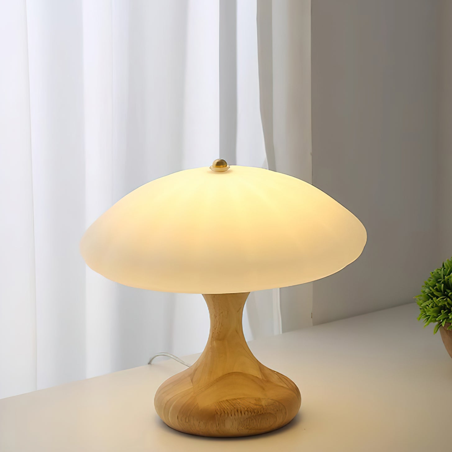 Thella Mushroom Table Lamp - Loonglight