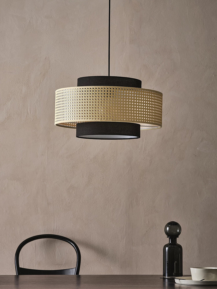 Tiered Drum Pendant Light