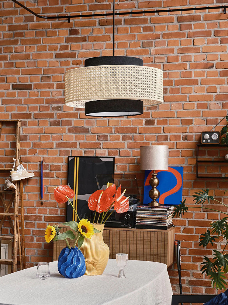 Tiered Drum Pendant Light