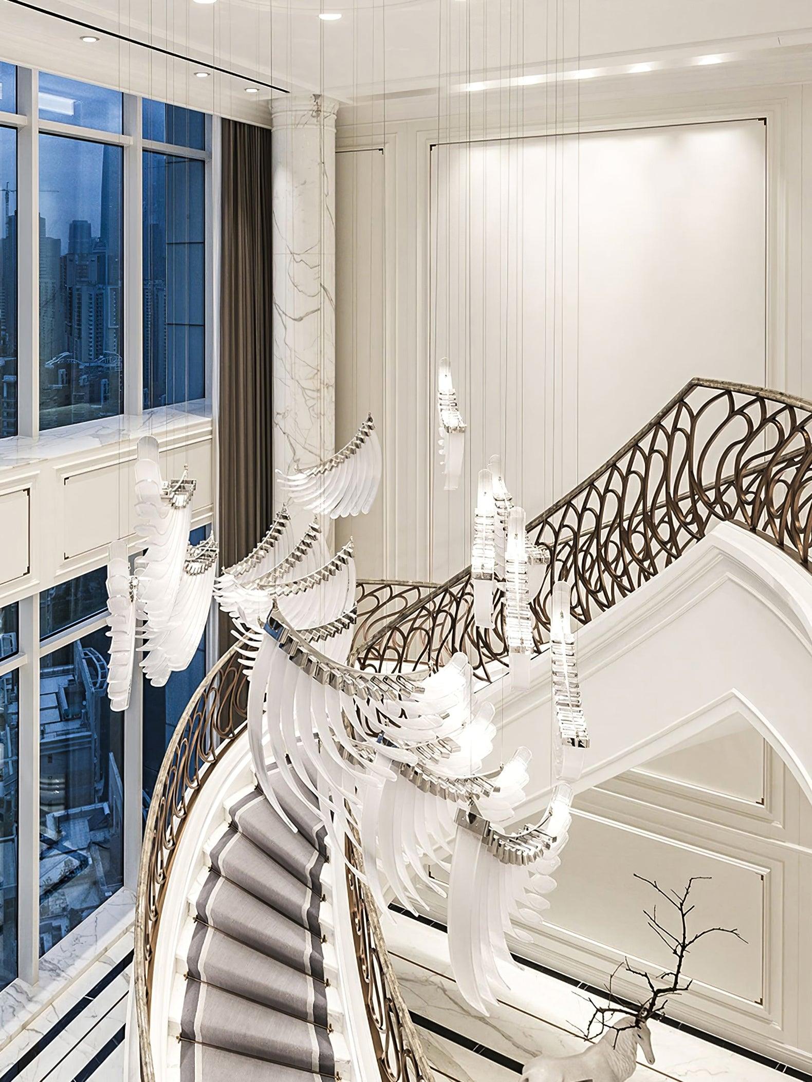 Angel Wings Chandelier - Loonglight