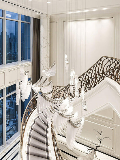 Angel Wings Chandelier - Loonglight