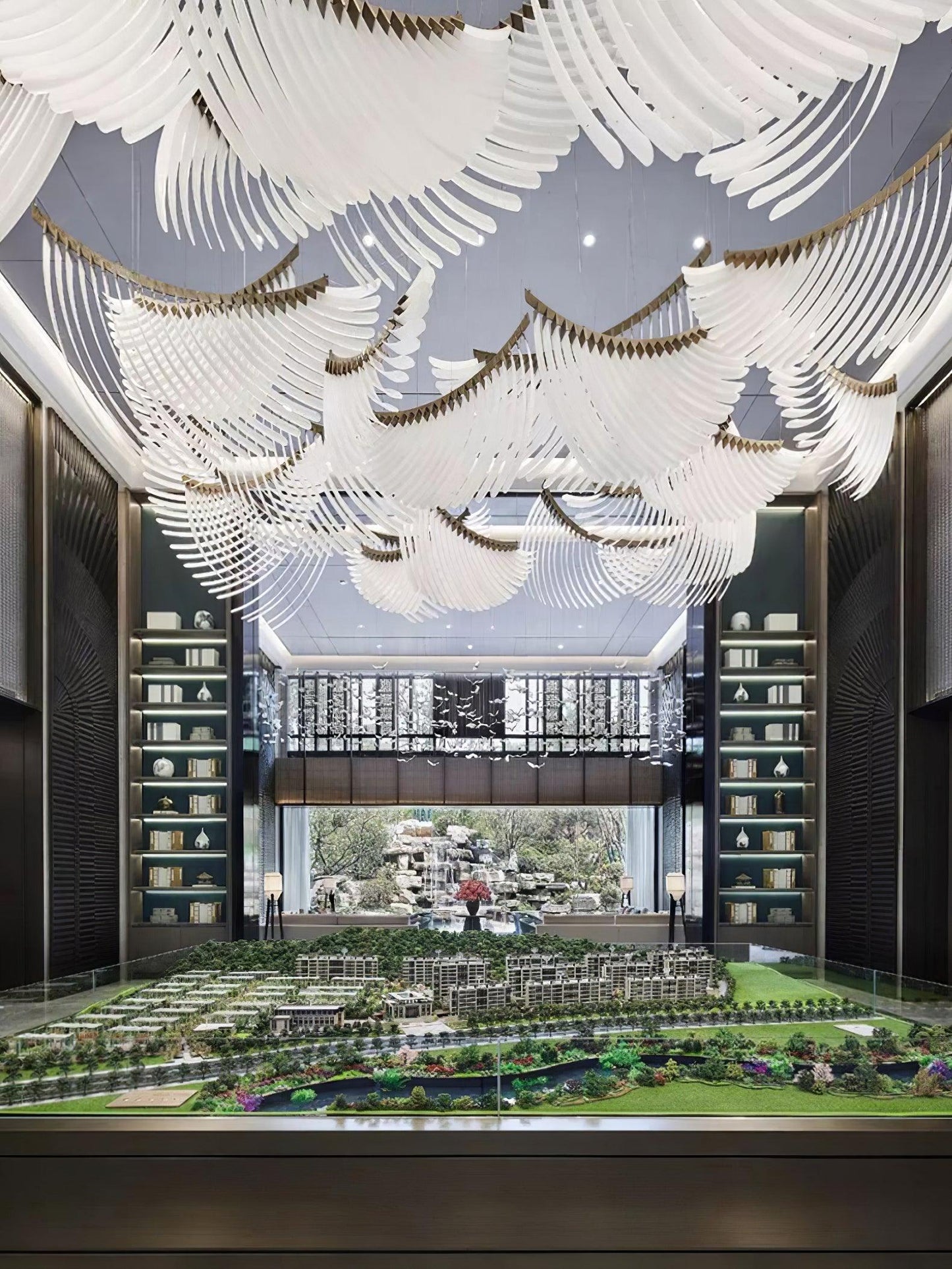 Angel Wings Chandelier - Loonglight