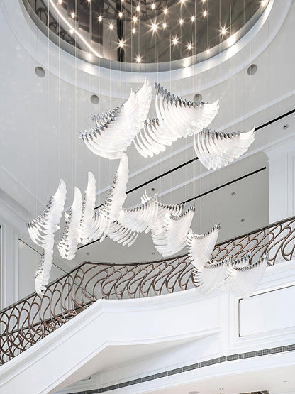 Angel Wings Chandelier - Loonglight