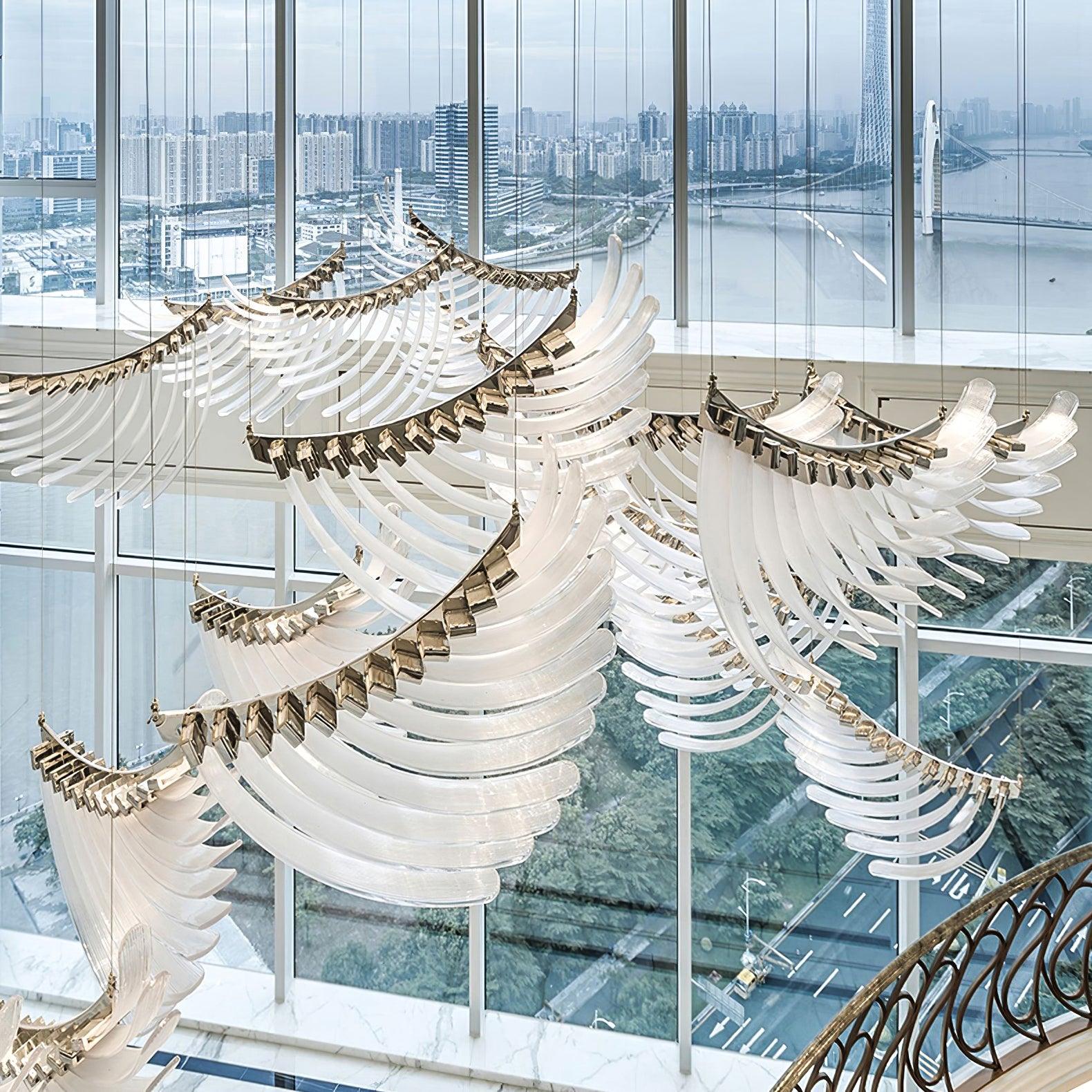 Angel Wings Chandelier - Loonglight