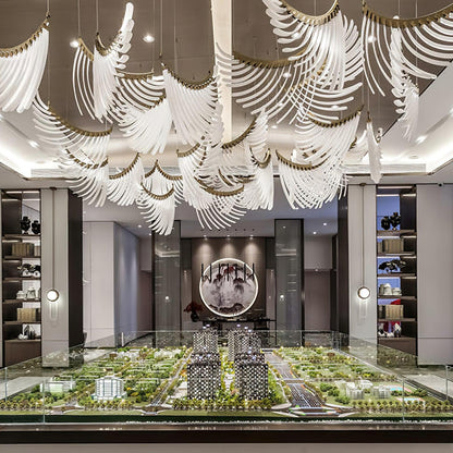 Angel Wings Chandelier - Loonglight