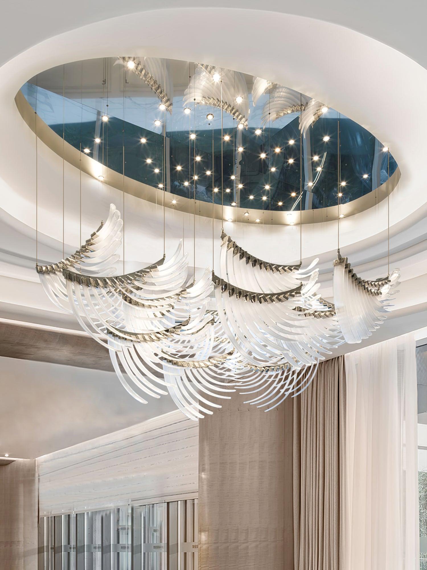 Angel Wings Chandelier - Loonglight