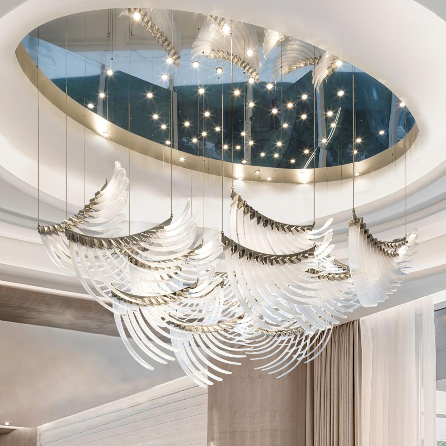Angel Wings Chandelier - Loonglight