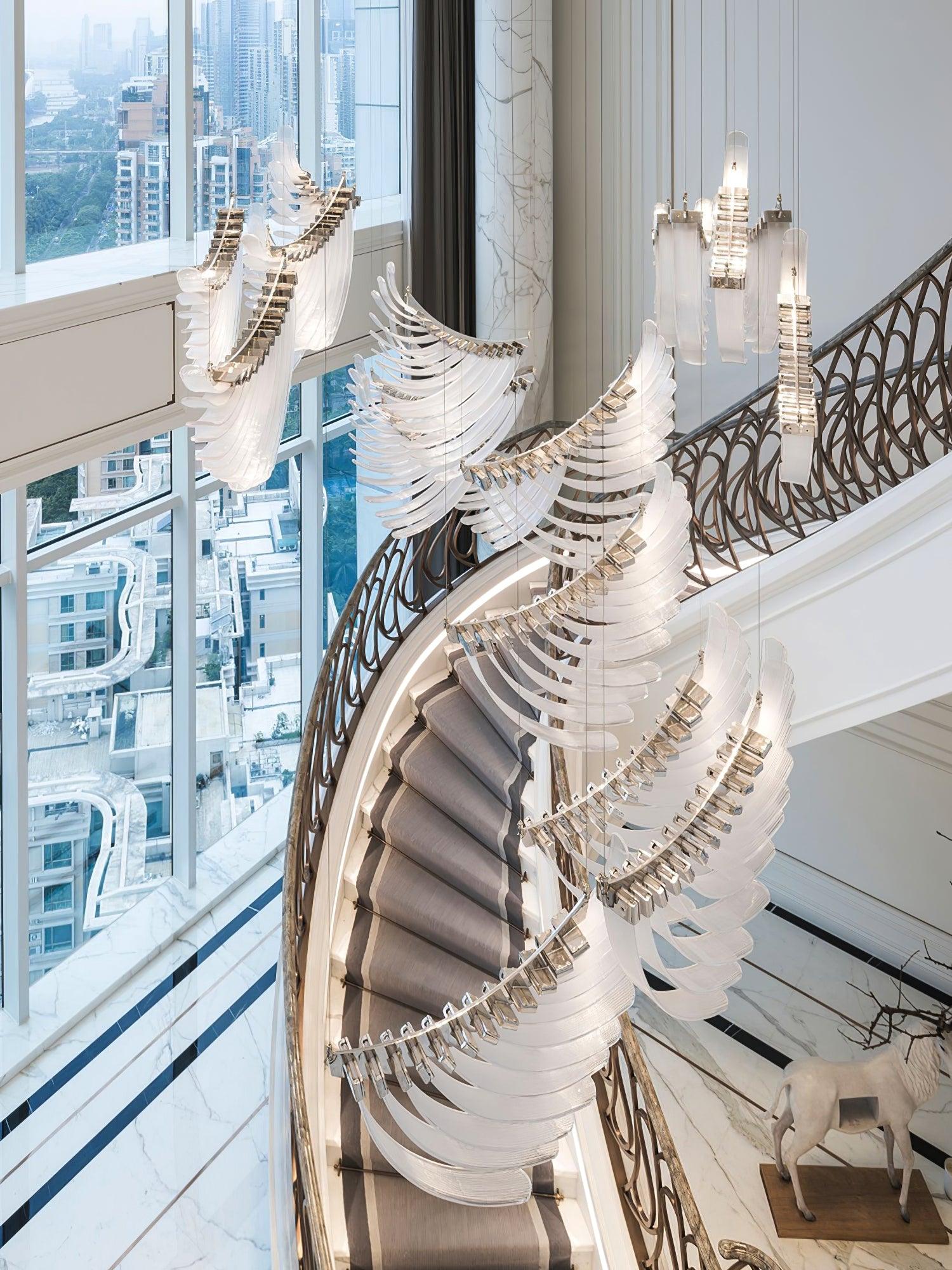 Angel Wings Chandelier - Loonglight