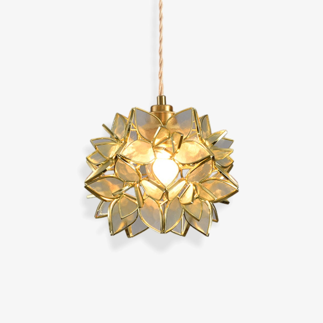 Tiffany Flower Pendant Light Clear