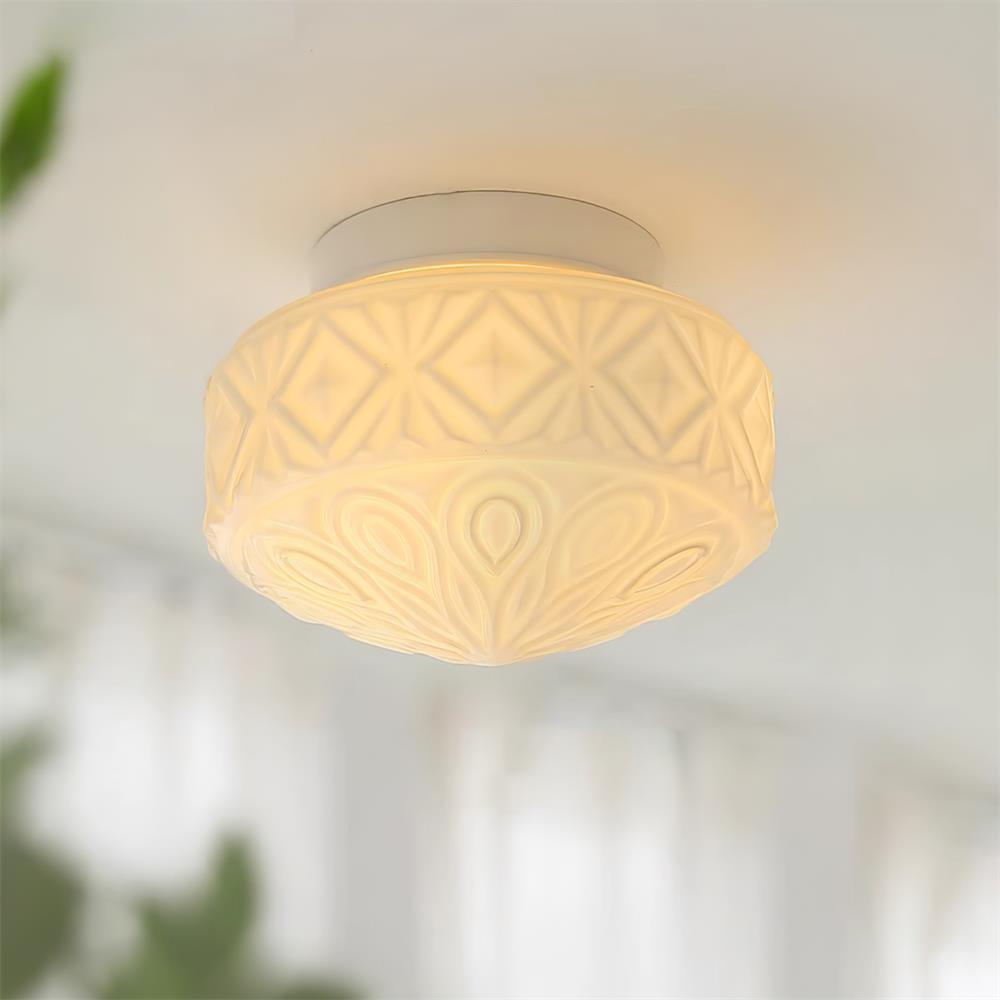Tolla Glass Ceiling Light - Loonglight