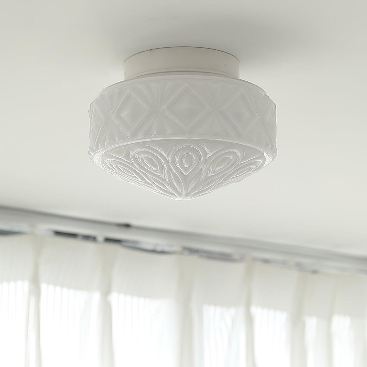 Tolla Glass Ceiling Light - Loonglight