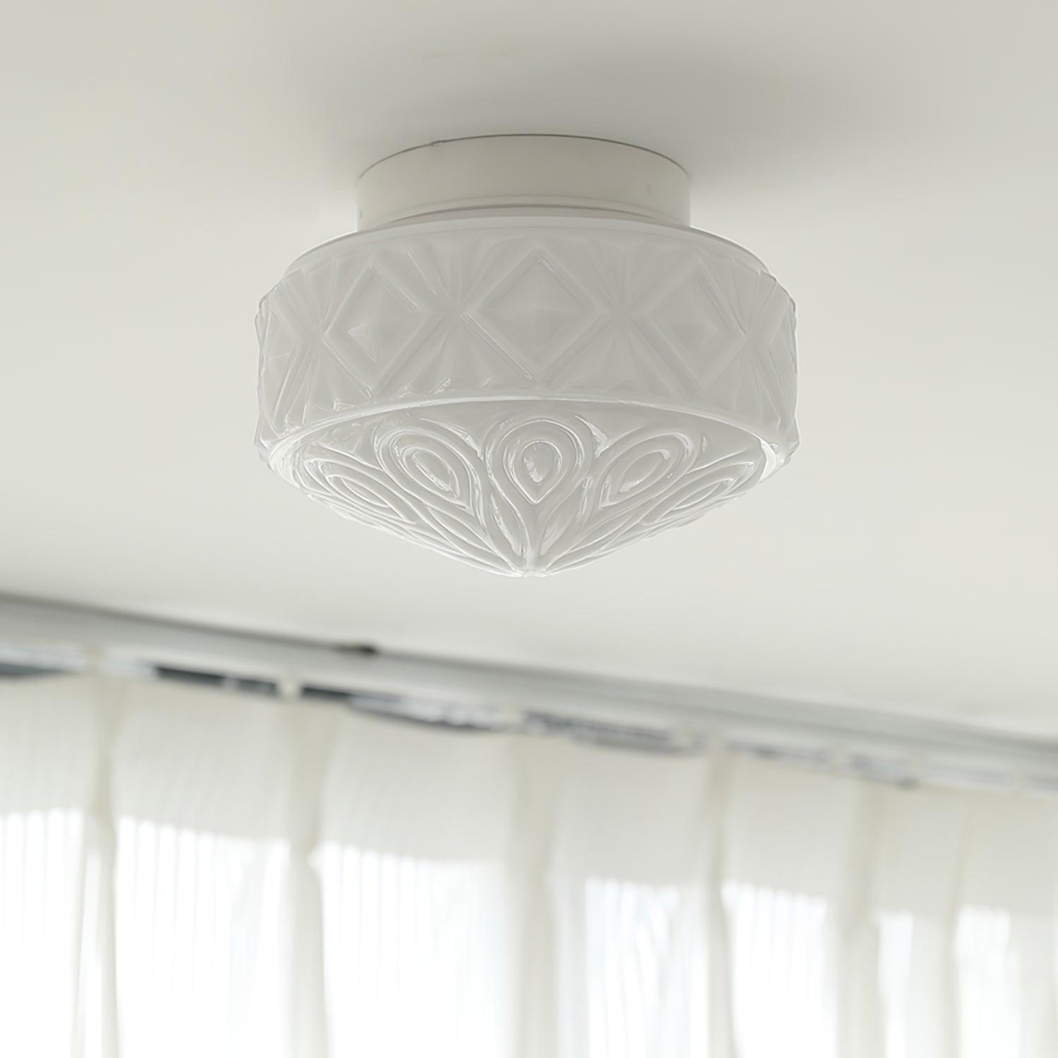 Tolla Glass Ceiling Light - Loonglight