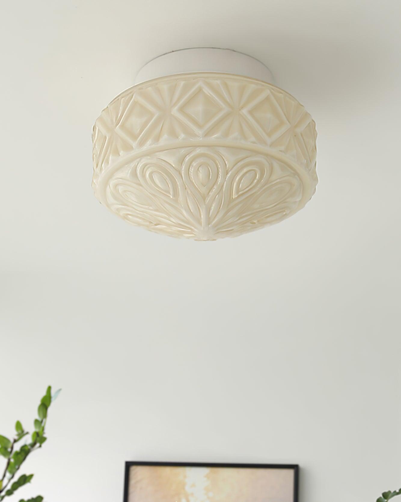 Tolla Glass Ceiling Light - Loonglight