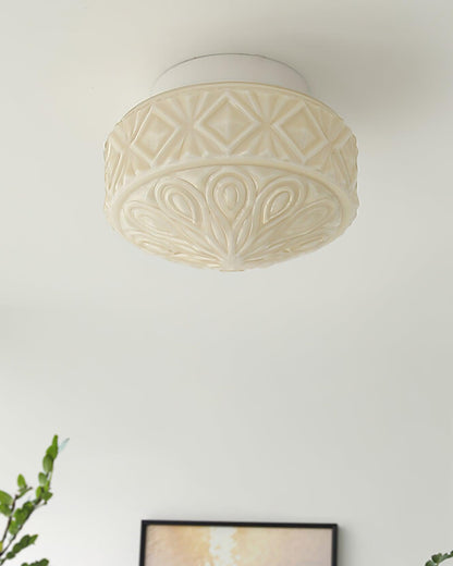 Tolla Glass Ceiling Light - Loonglight
