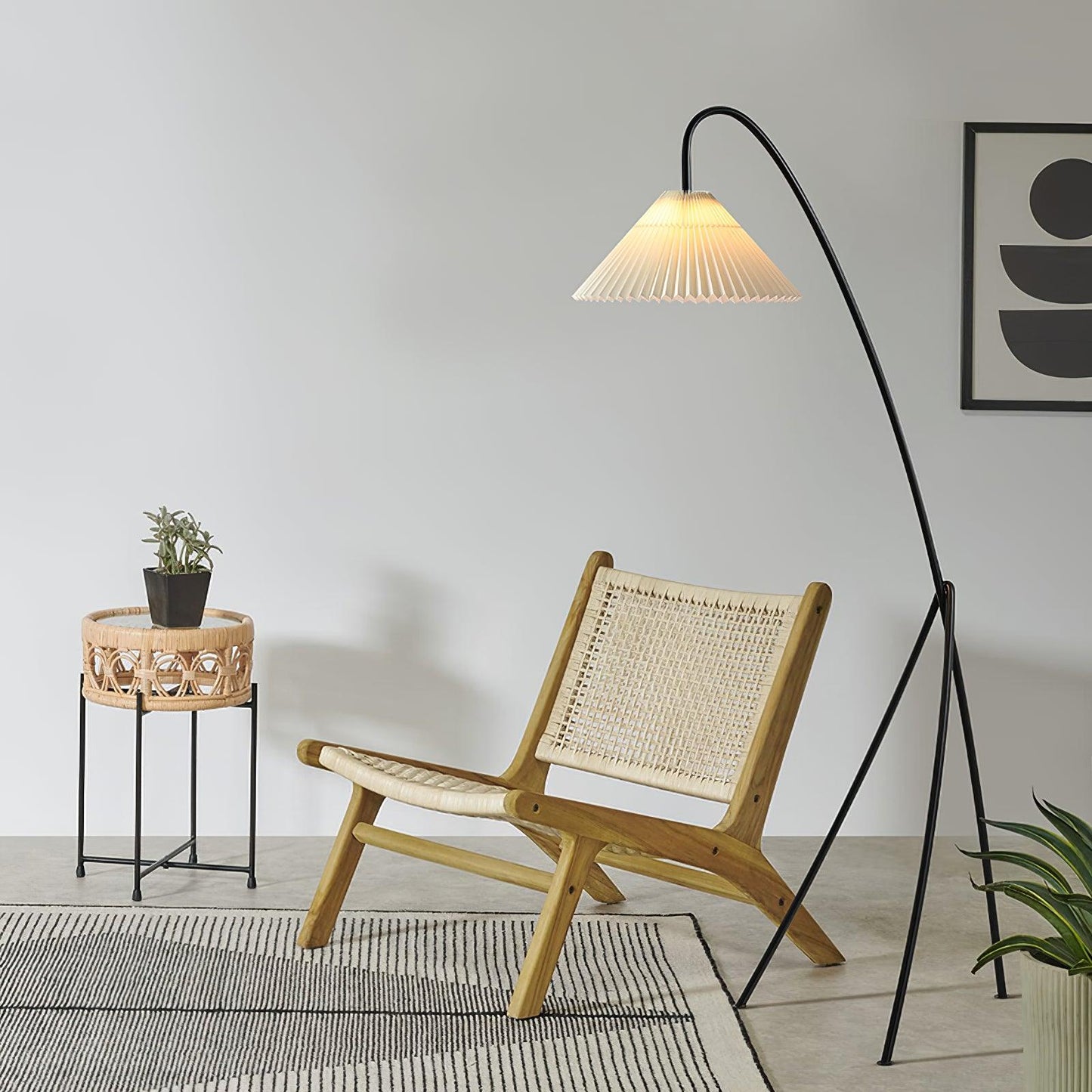Tove Pleated Floor Lamp - Loonglight
