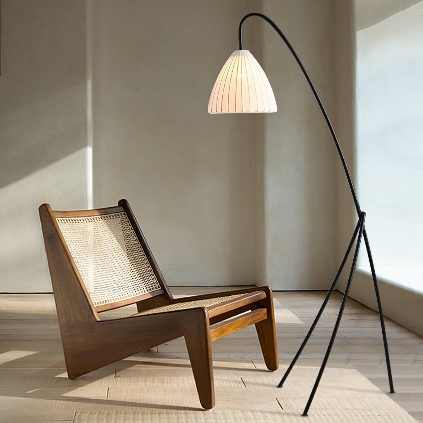 Tove Pleated Floor Lamp - Loonglight