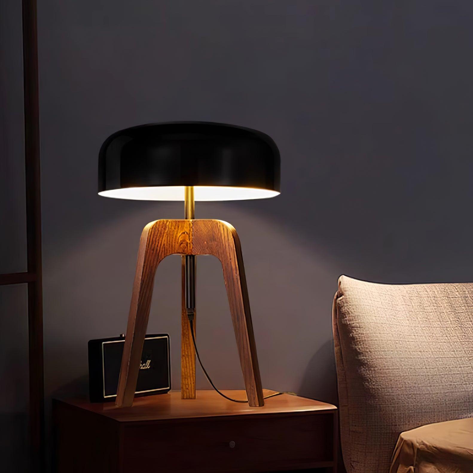 Towa Wood Table Lamp - Loonglight