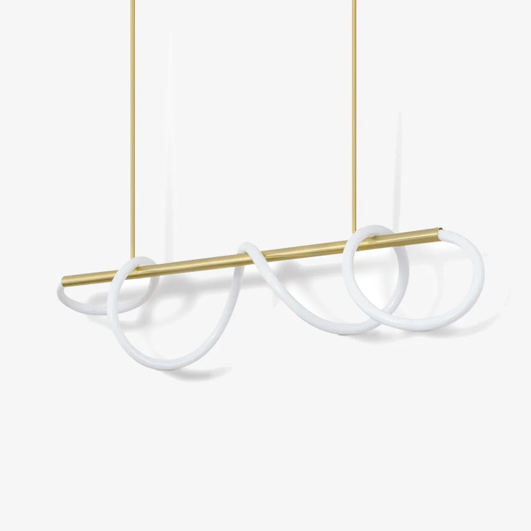 Line Art Loop Chandelier - Loonglight