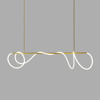 Line Art Loop Chandelier - Loonglight