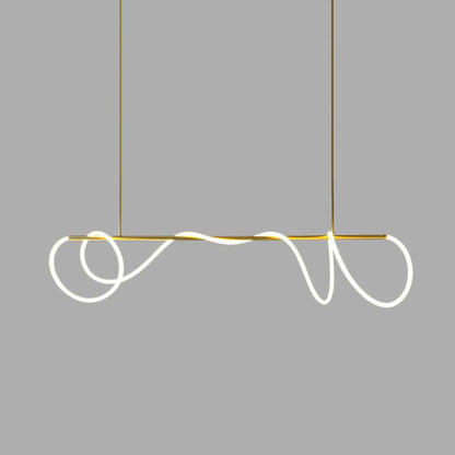 Line Art Loop Chandelier - Loonglight