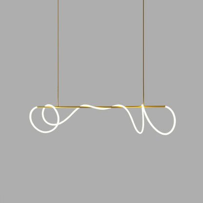 Line Art Loop Chandelier - Loonglight
