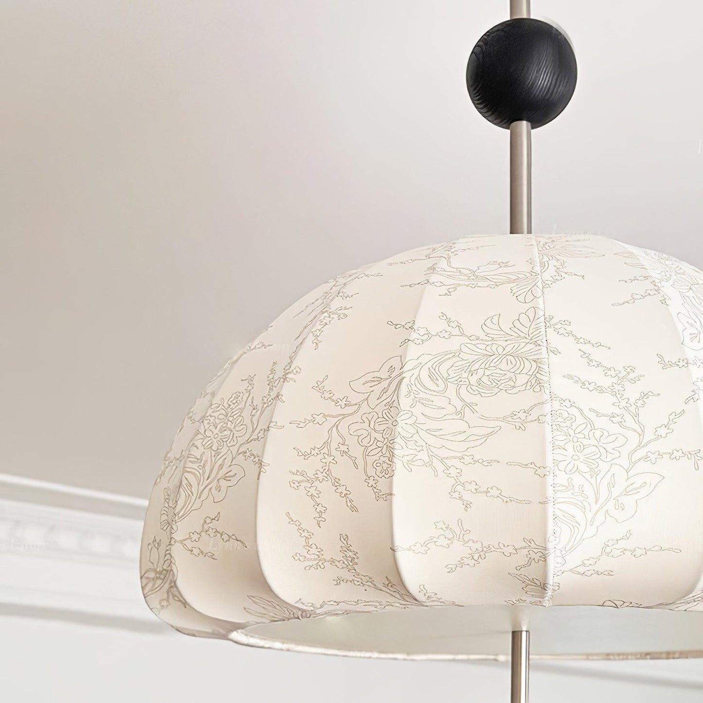 Japanese-style Fabric Pendant Light - Loonglight