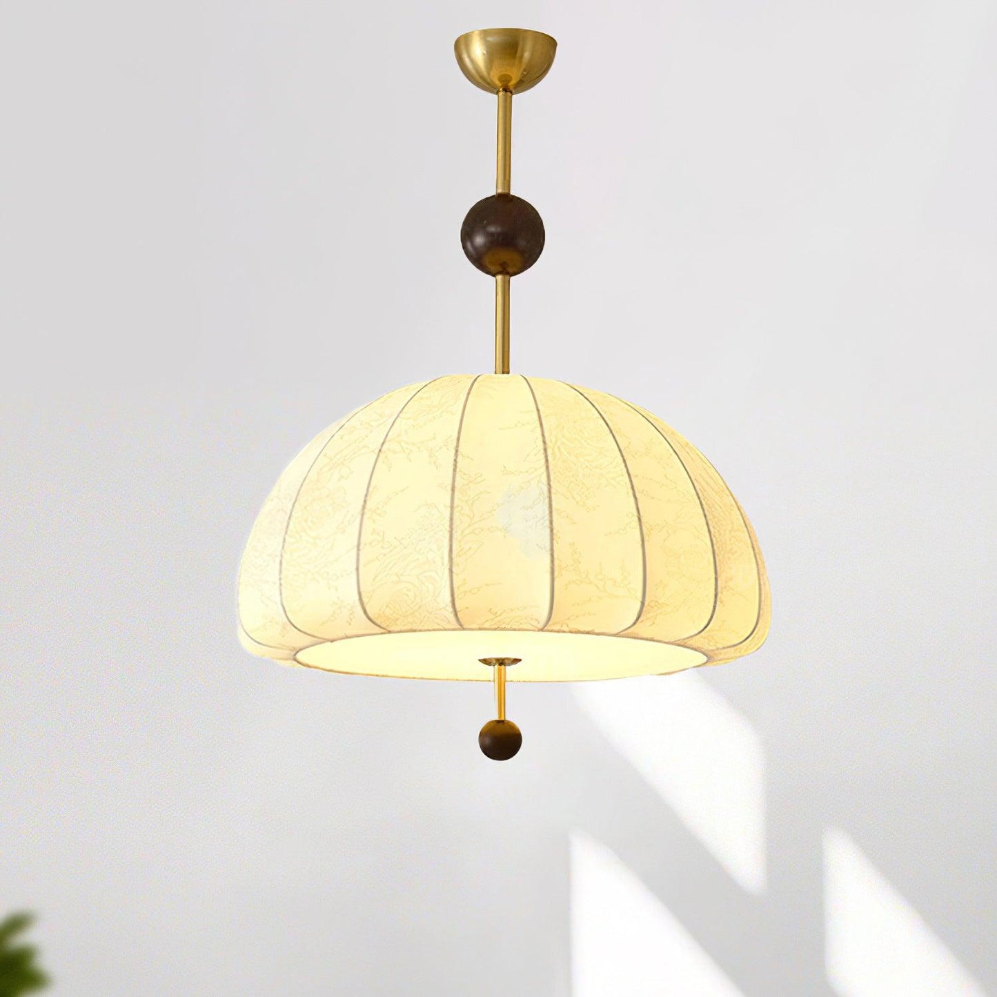 Japanese-style Fabric Pendant Light - Loonglight