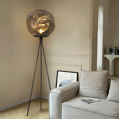 Tripod Rock Lava Floor Lamp - Loonglight
