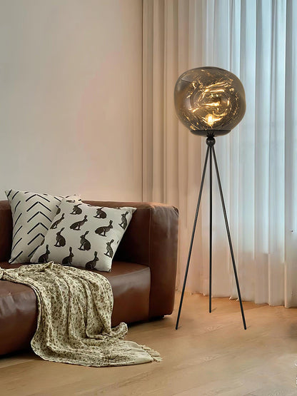Tripod Rock Lava Floor Lamp - Loonglight