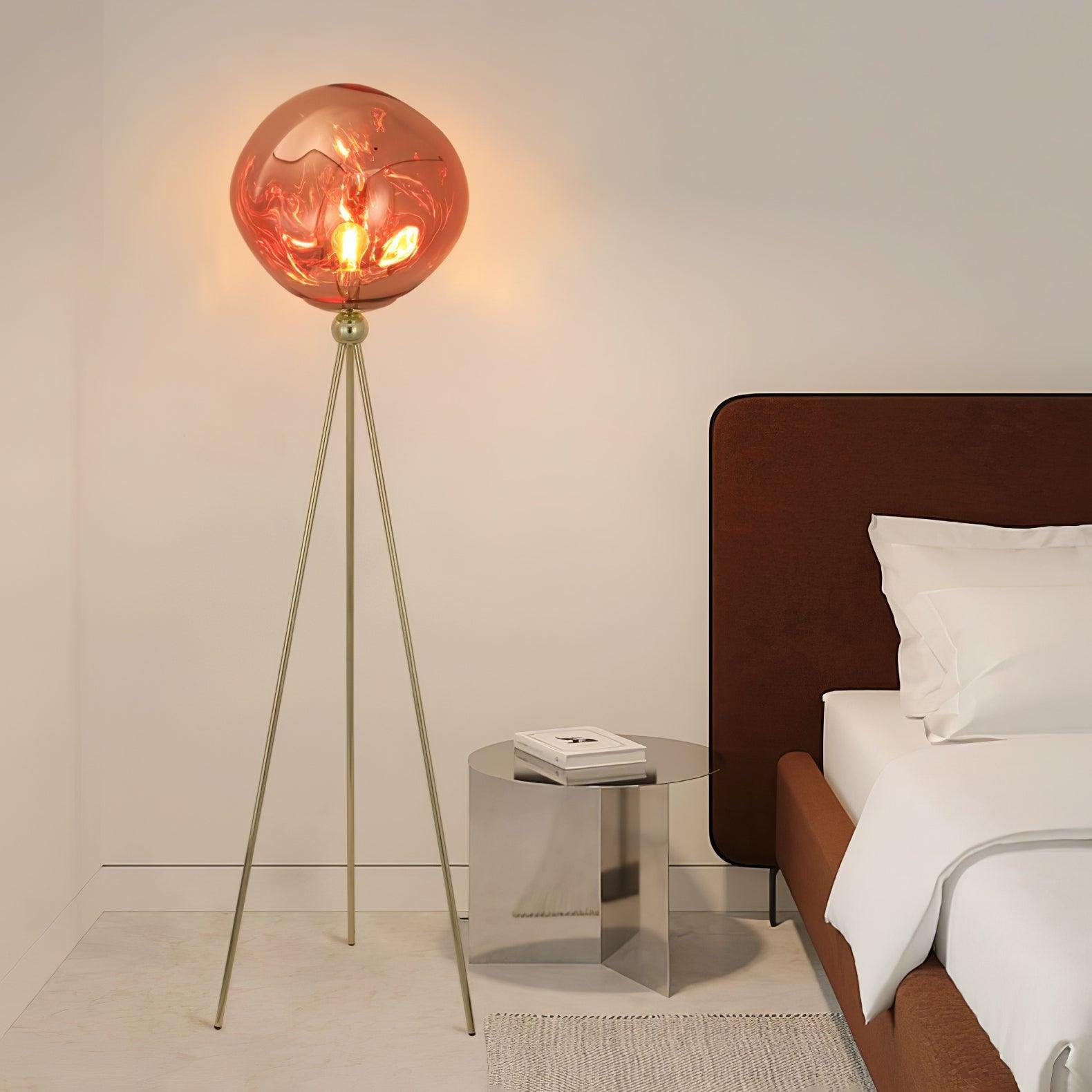 Tripod Rock Lava Floor Lamp - Loonglight