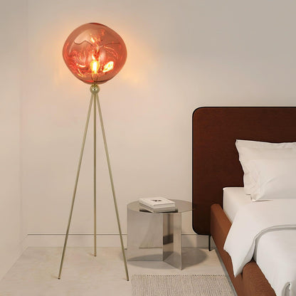 Tripod Rock Lava Floor Lamp - Loonglight