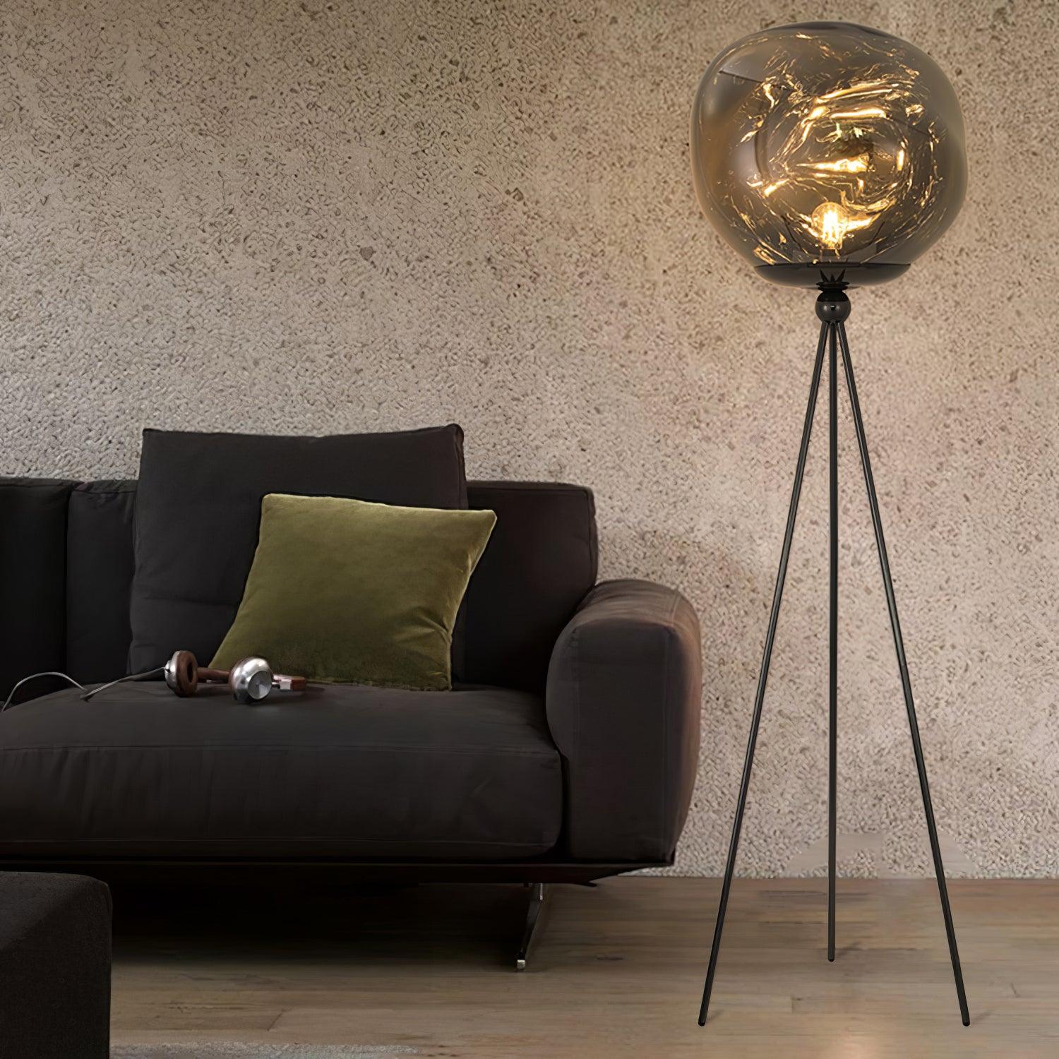 Tripod Rock Lava Floor Lamp - Loonglight