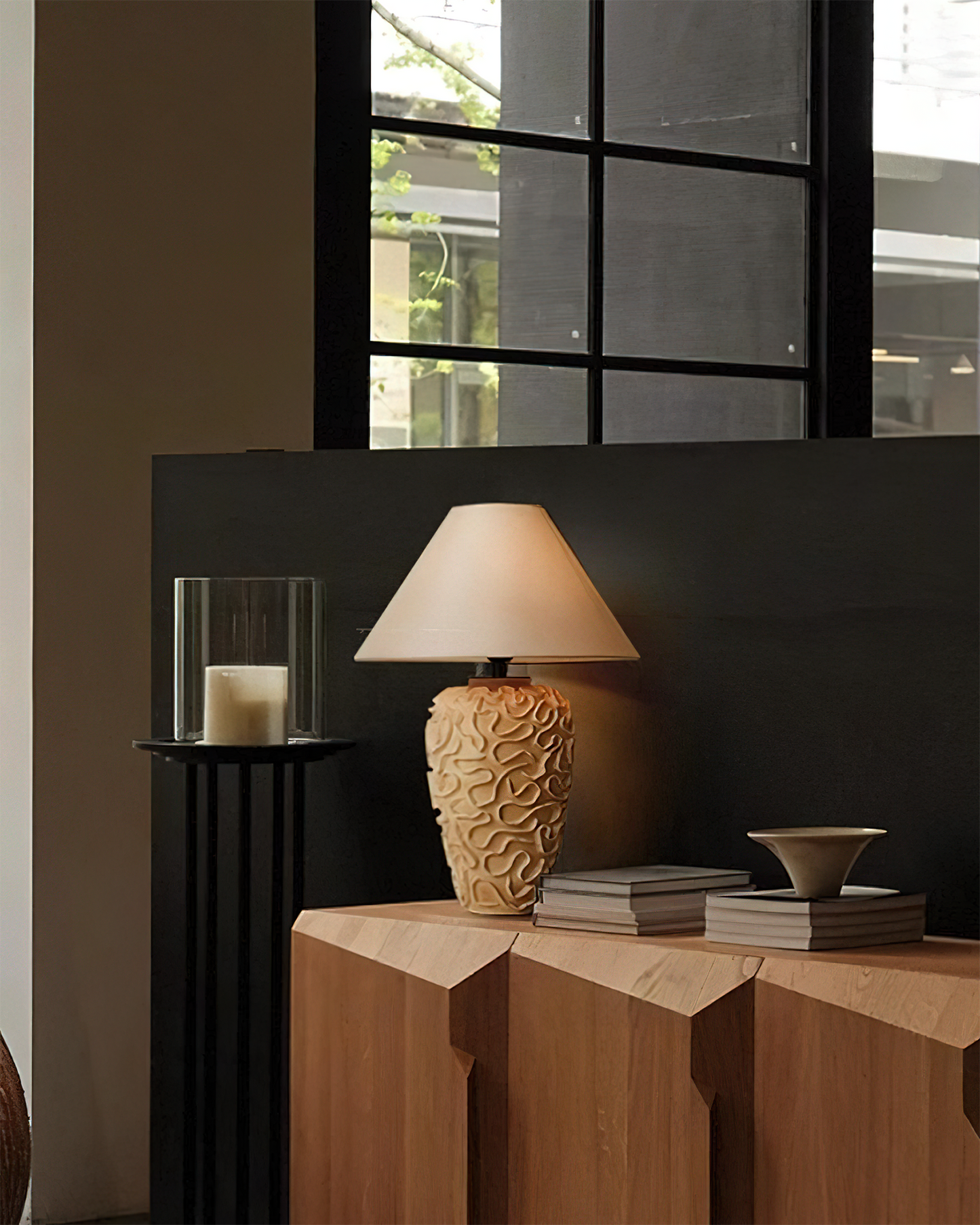 Trouva Ceramics Table Lamp - Loonglight