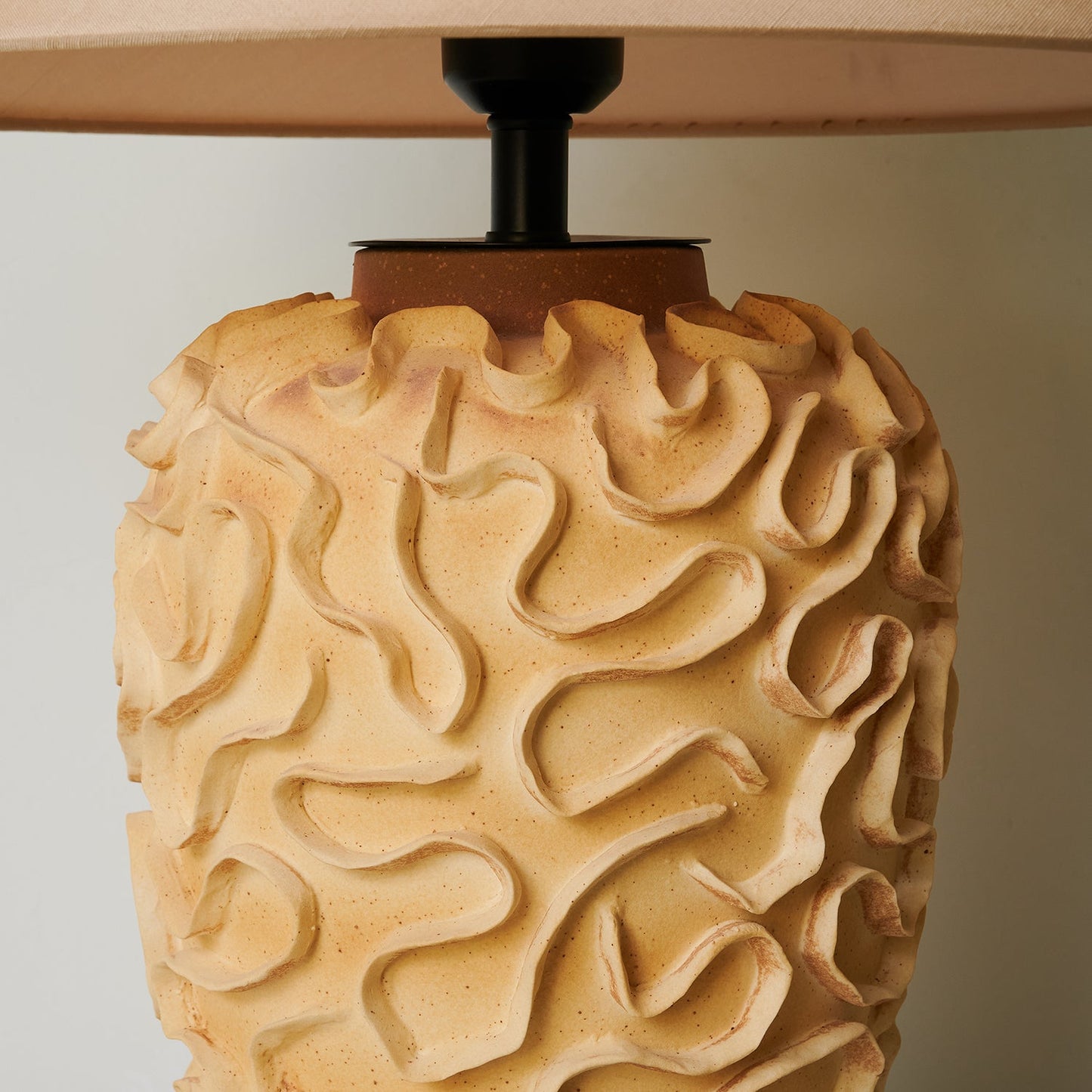 Trouva Ceramics Table Lamp - Loonglight