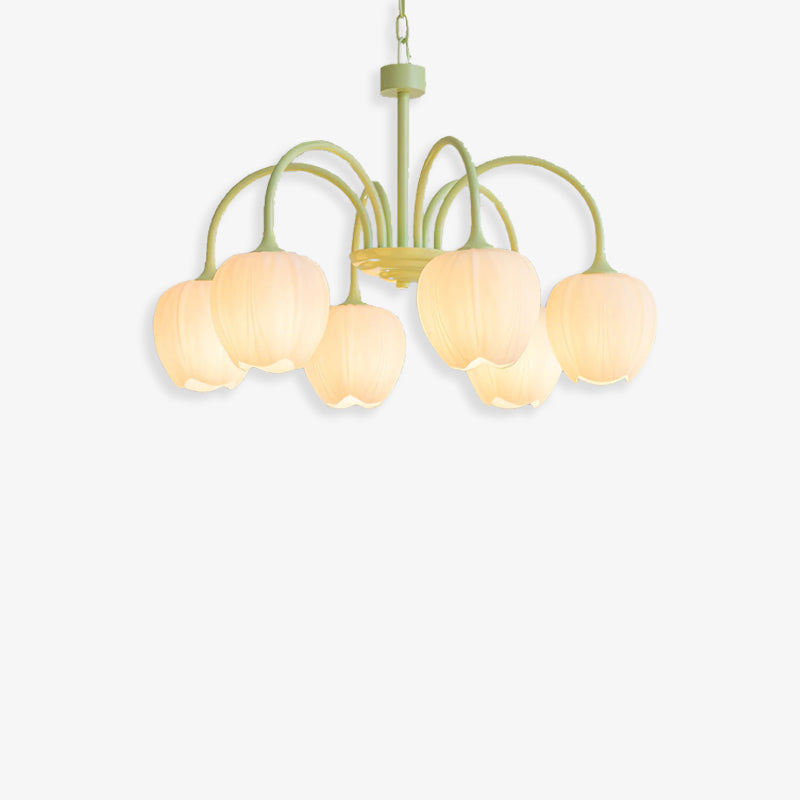 Tulip Matcha Chandelier - Loonglight