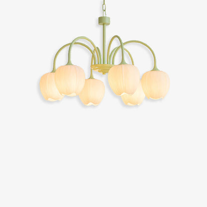 Tulip Matcha Chandelier - Loonglight